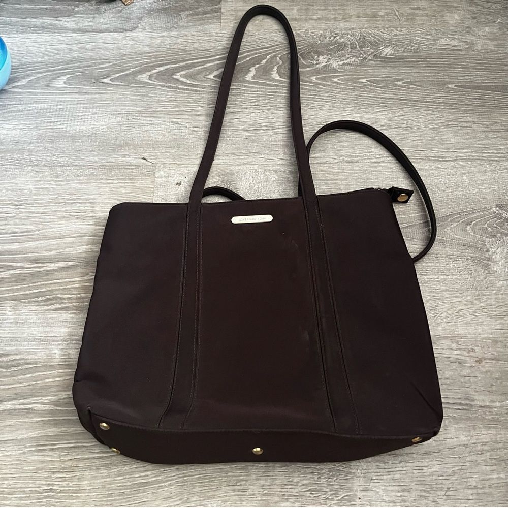 Jones new york Brown nylon shoulder bag